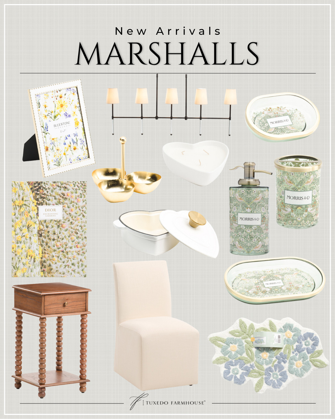 New Arrivals - Marshalls

Fantastic new Spring drop!

Seasonal, home decor, Spring, bathroom, frames, books, candles, mats, lighting, chairs 

 #LTKSeasonal #LTKHome #LTKFindsUnder50