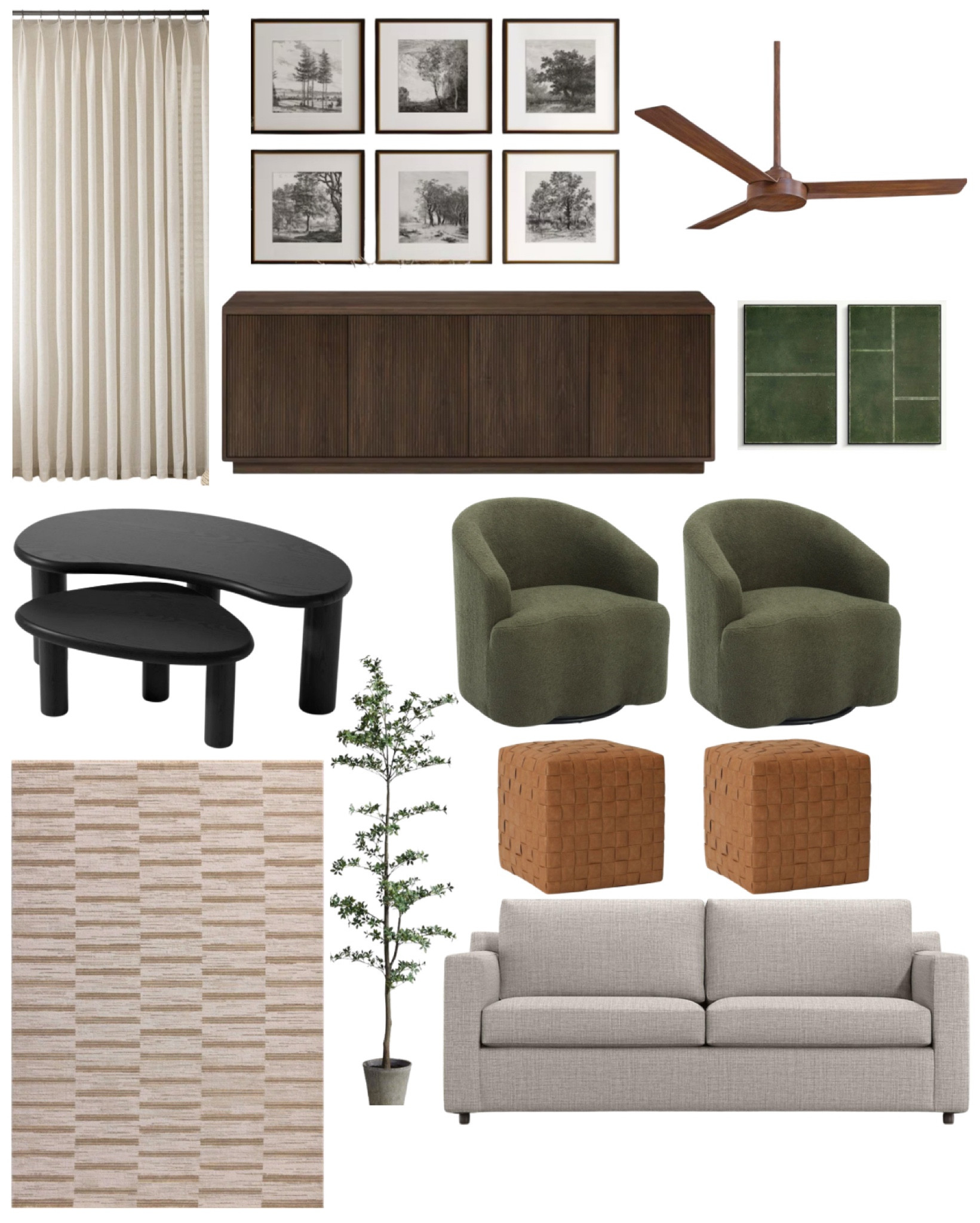 Modern organic living room budget mood board 

#LTKHome #LTKSaleAlert #LTKFamily