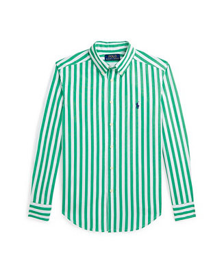 Polo Ralph Lauren Big Boys Gingham Cotton Poplin Shirt - Macy's | Macy's