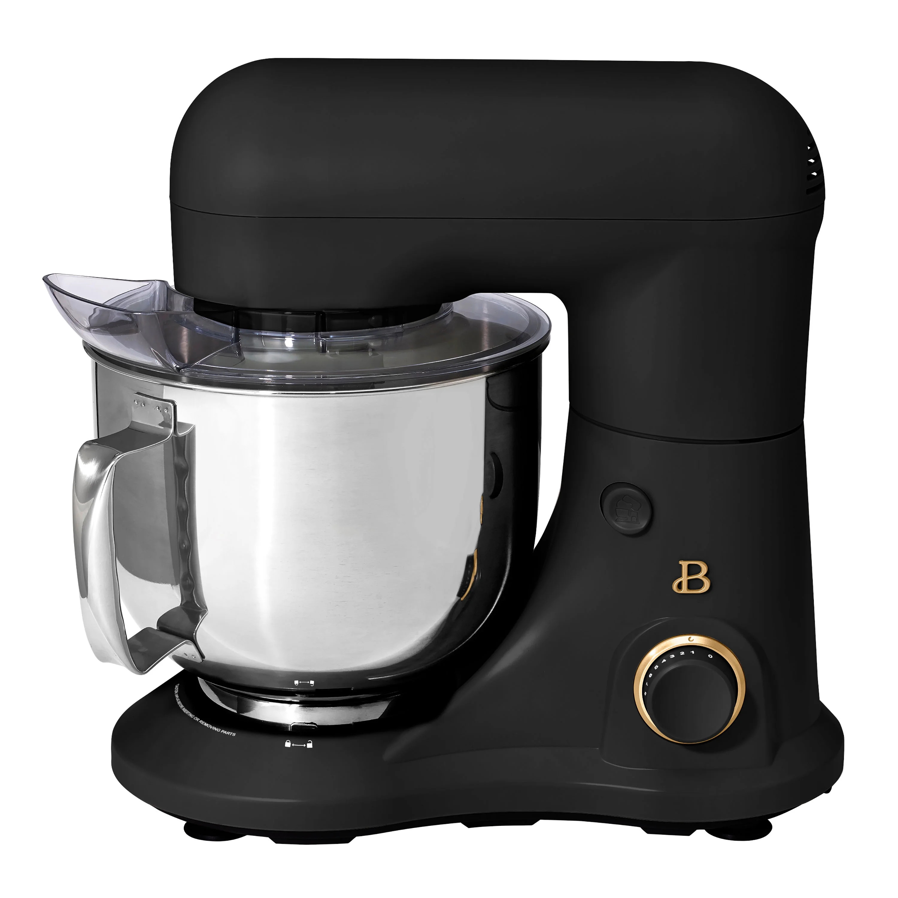 Beautiful 5.3 Qt Stand Mixer, Black Sesame with Flat Beater, Dough Hook, Balloon Whisk | Walmart (US)
