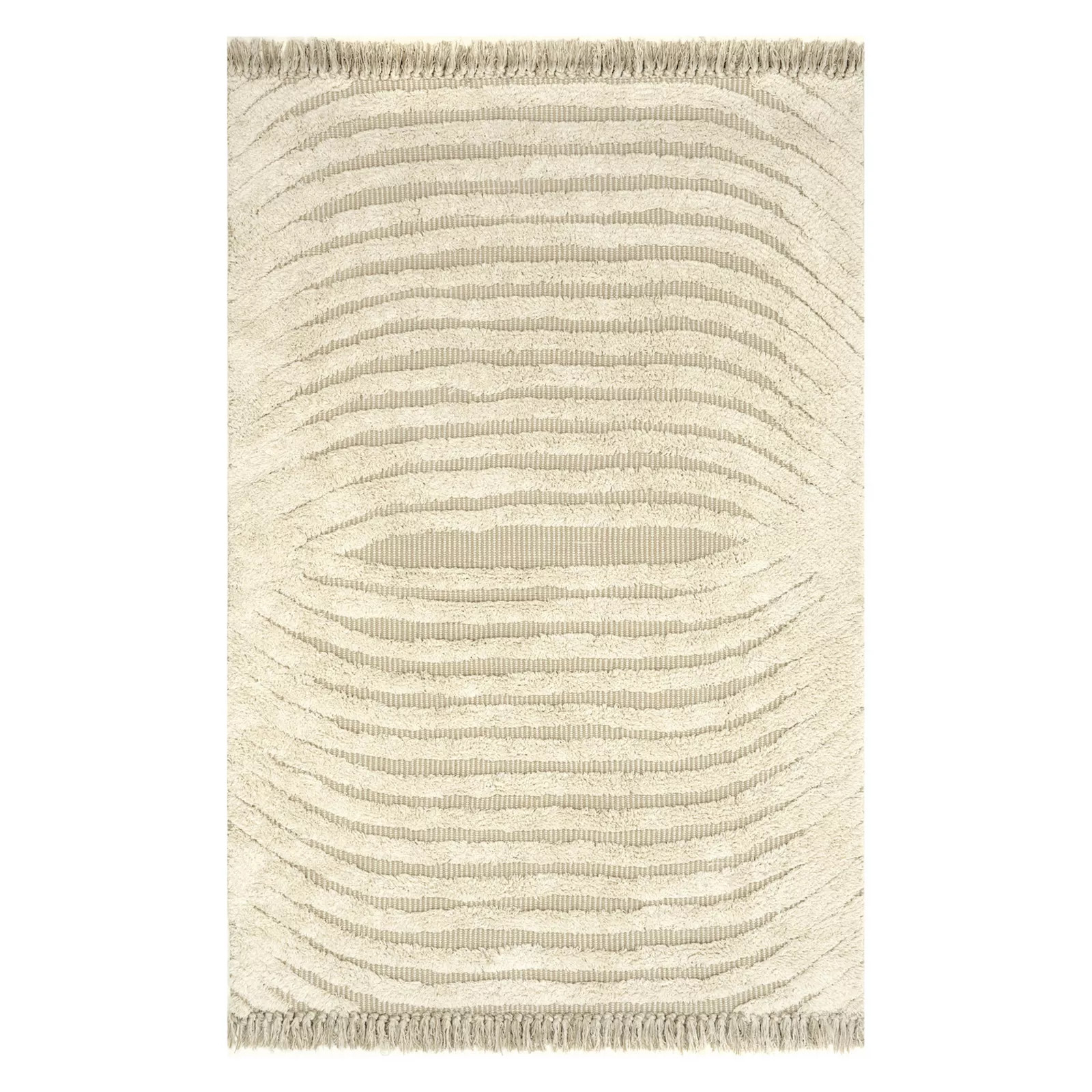 RugsUSA Riley Textured Shag Area Rug, Ivory | Kohl's