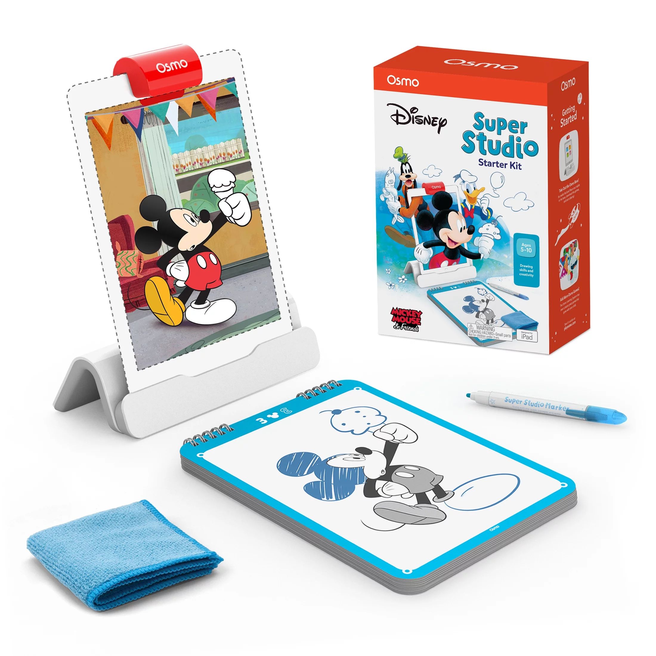 Osmo - Super Studio Disney Mickey Mouse & Friends Starter Kit - Age 6-12 - Learn Disney Drawings,... | Walmart (US)
