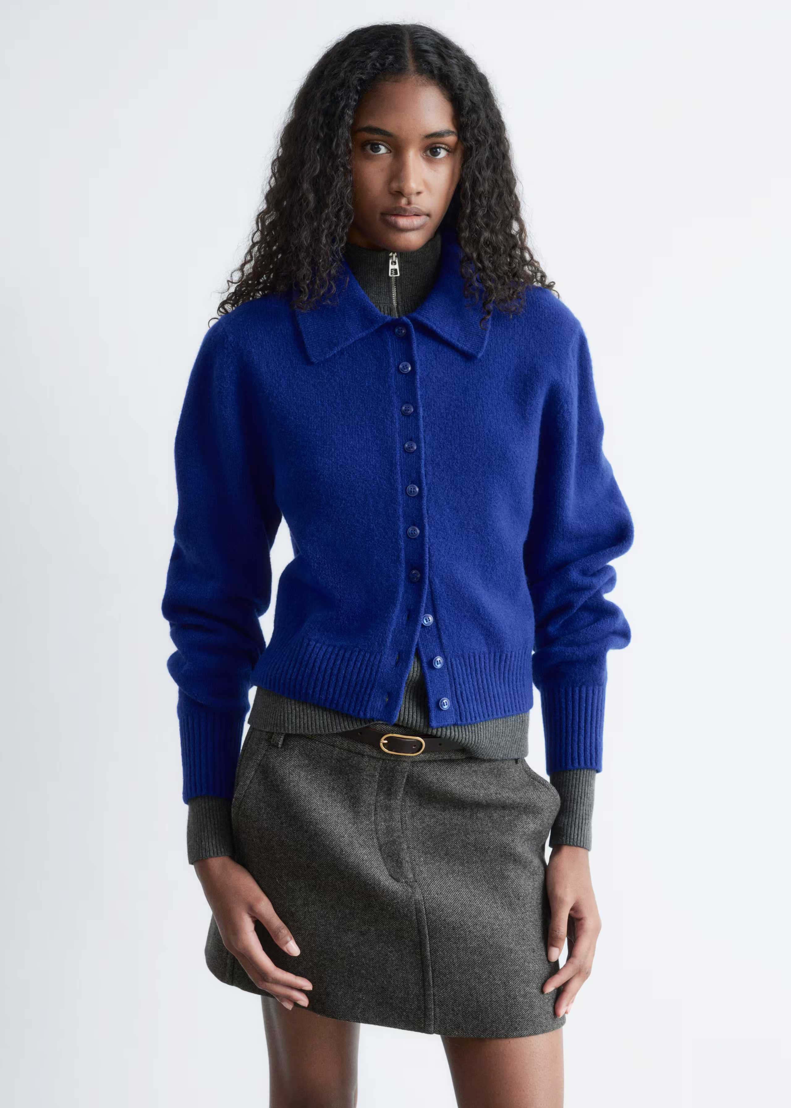Knitted Collar Cardigan | & Other Stories UK