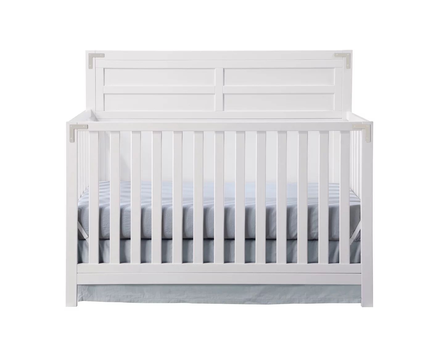 Ti Amo Mila 4-in-1 Convertible Infant Crib, Snow White - Walmart.com | Walmart (US)