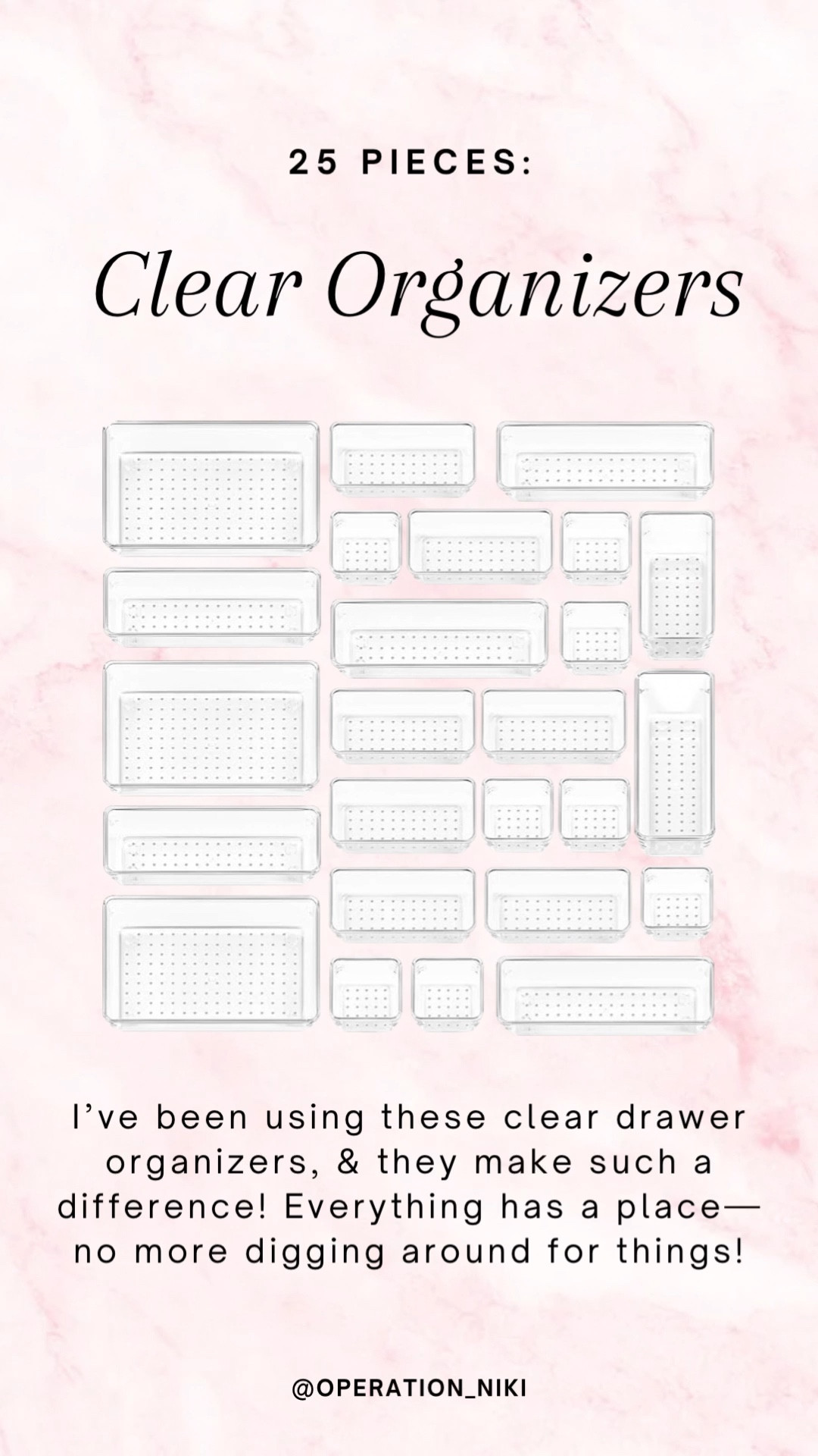 if you know me, you know, I love organization! I’m linking these clear organizers and so much more here! Because I clean home is a happy home🤍

#LTKHome #LTKFindsUnder50 #LTKFamily