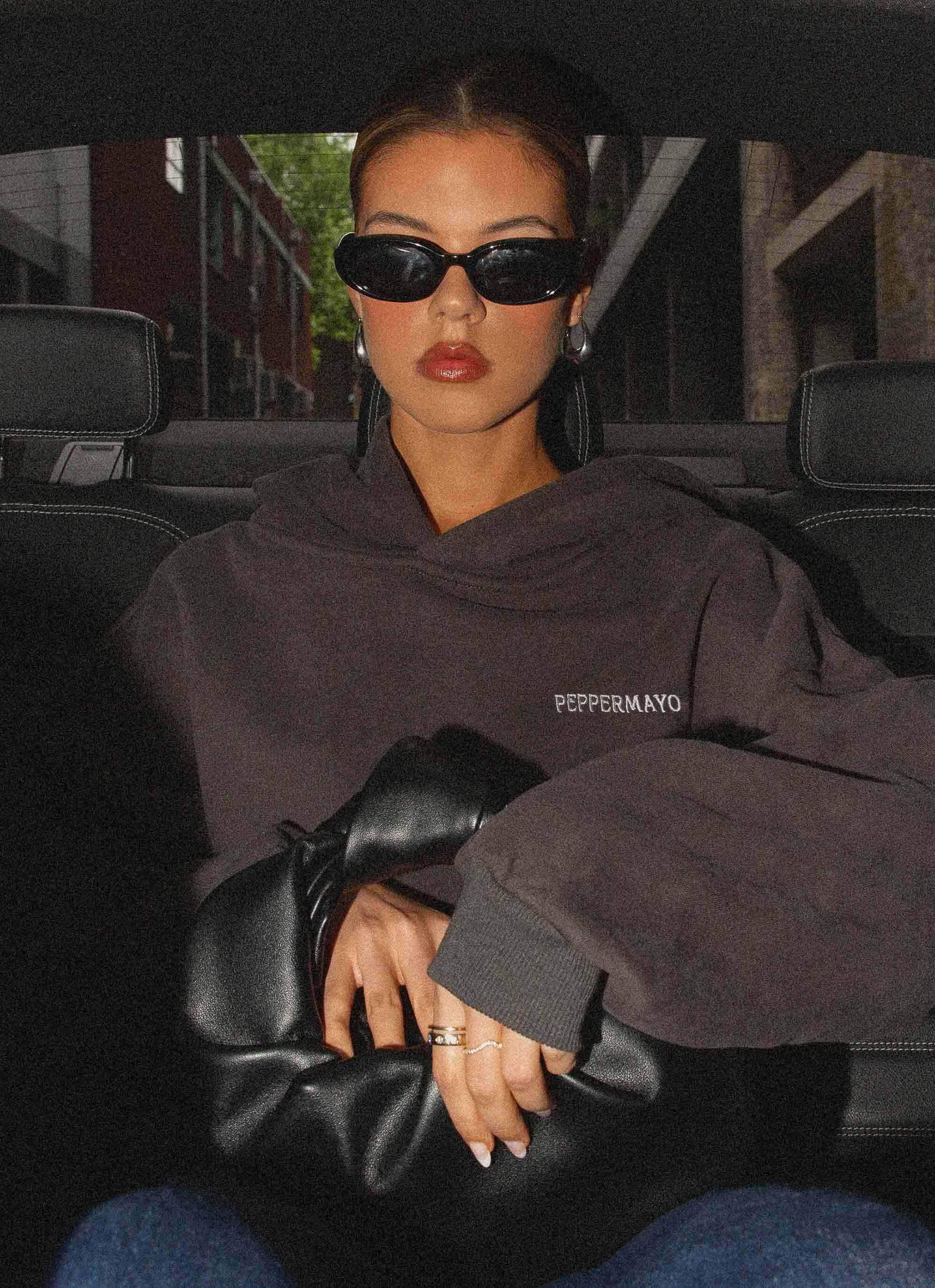 Signature Oversized Hoodie - Charcoal | Peppermayo (Global)