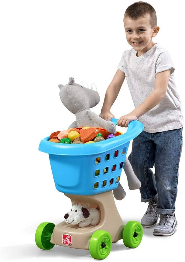 Step2 Little Helper's Shopping Cart for Kids, Play Grocery Cart, Made of Durable Plastic, for Tod... | Amazon (US)