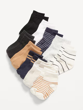Unisex Crew Socks 10-Pack for Toddler & Baby | Old Navy (US)