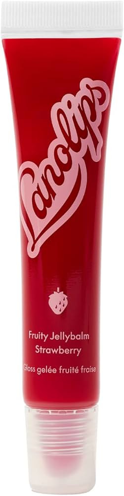 Lanolips Fruity Jellybalm, Strawberry - Tinted Lip Balm to Deepen, Brighten & Enhance - Moisturiz... | Amazon (US)