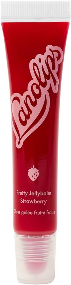 Lanolips Fruity Jellybalm, Strawberry - Tinted Lip Balm to Deepen, Brighten & Enhance - Moisturiz... | Amazon (US)