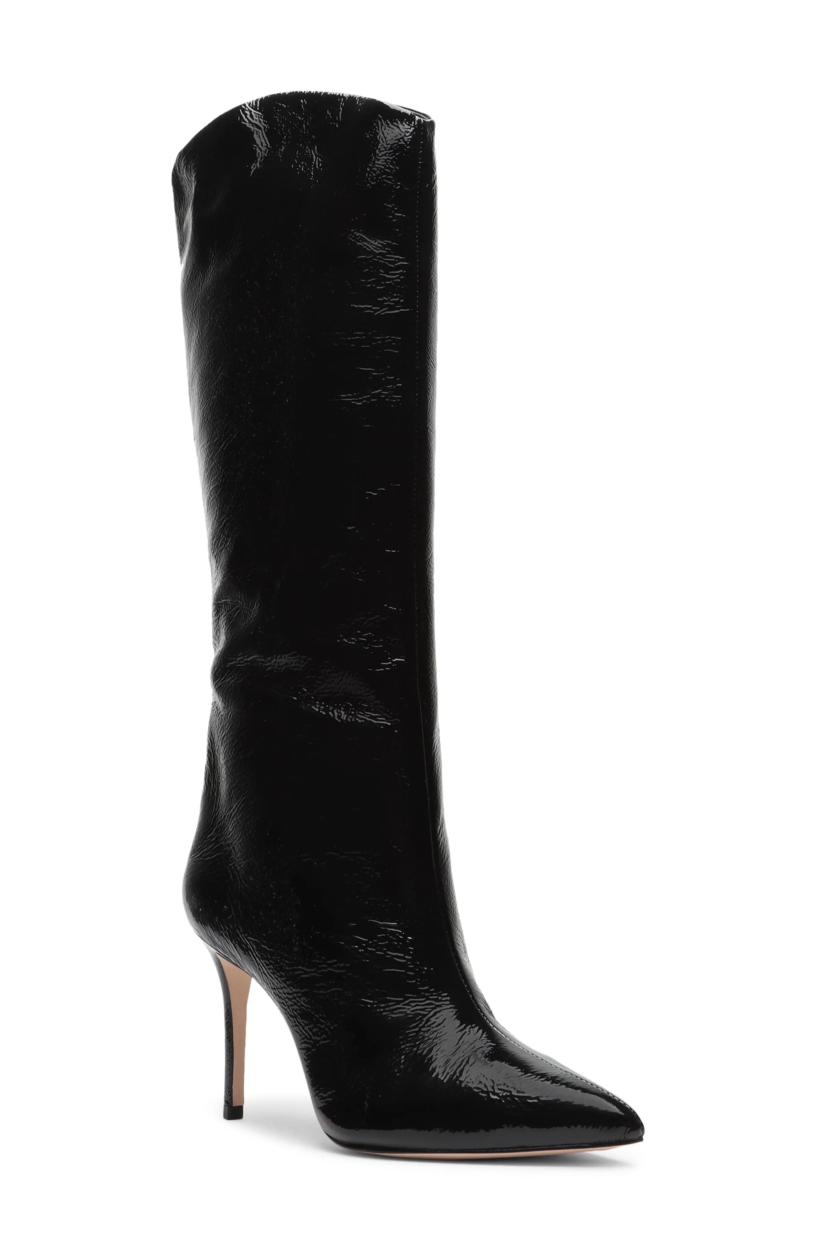 Women's Schutz Maryana Pointed Toe Boot, Size 11 M - Black | Nordstrom
