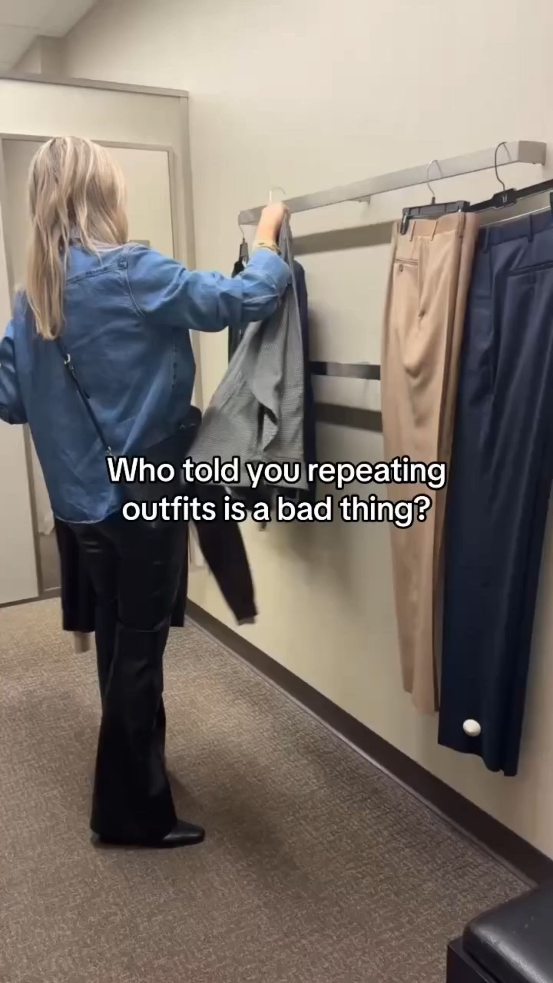 The most stylish people repeat outfits ALL the time. 
They just repeat them differently. 

New shoes. 
Different layering. 
Swapped accessories. 
Changed proportions. 

That’s the secret: 
You don’t need more clothes. 
You need more ways to style them. 

#outfitrepeater #stylingtips #fashionhacks #personalstyle #outfitideas
