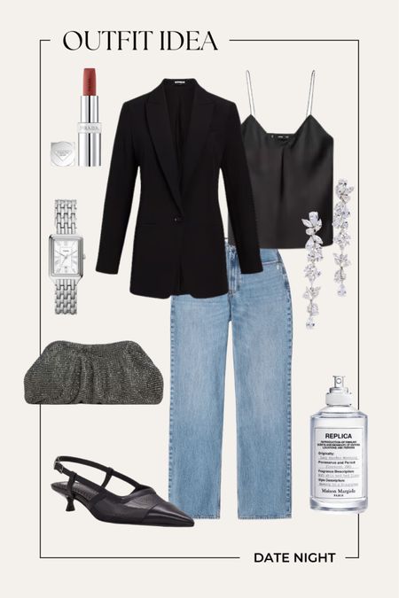 This spring date night outfit is casual enough that you won’t feel overdressed if the evening involves, something like a ball game or a candlemaking class, and it’s still nice enough for dressier settings like a play or gallery opening.

#LTKSeasonal #LTKworkwear #LTKfindsunder100