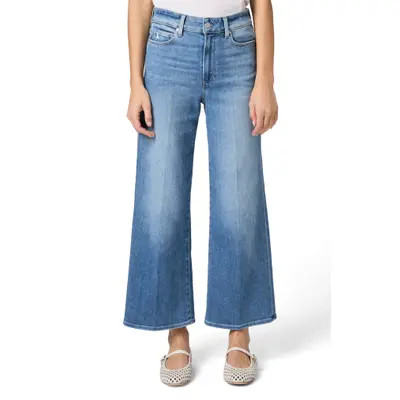 PAIGE Anessa High Waist Wide Leg Jeans in Vinovibes at Nordstrom, Size 33 | Nordstrom