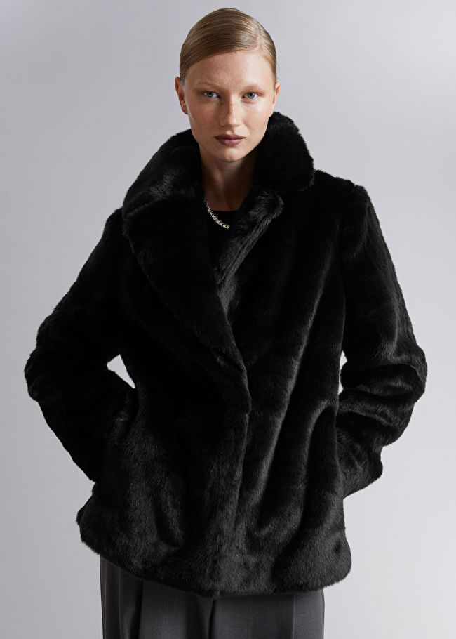 Faux Fur Single-Breasted Coat | & Other Stories (EU + UK)