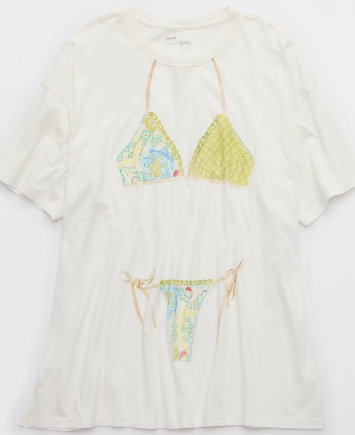 Super cute Aerie tee shirt! The perfect swim cover up!

#LTKTravel #LTKSeasonal #LTKgrwm