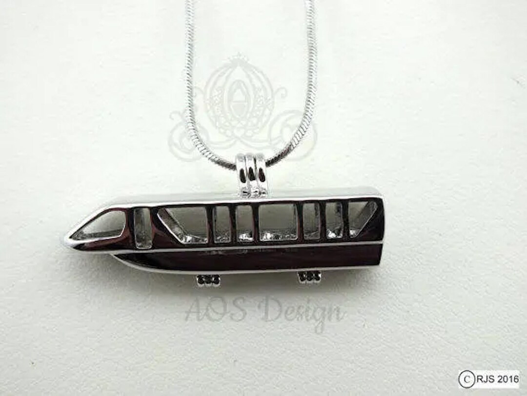 Trending Now: Disney Monorail Pearl Cage Necklace - Magic Kingdom Charm Jewelry - Etsy | Etsy (US)