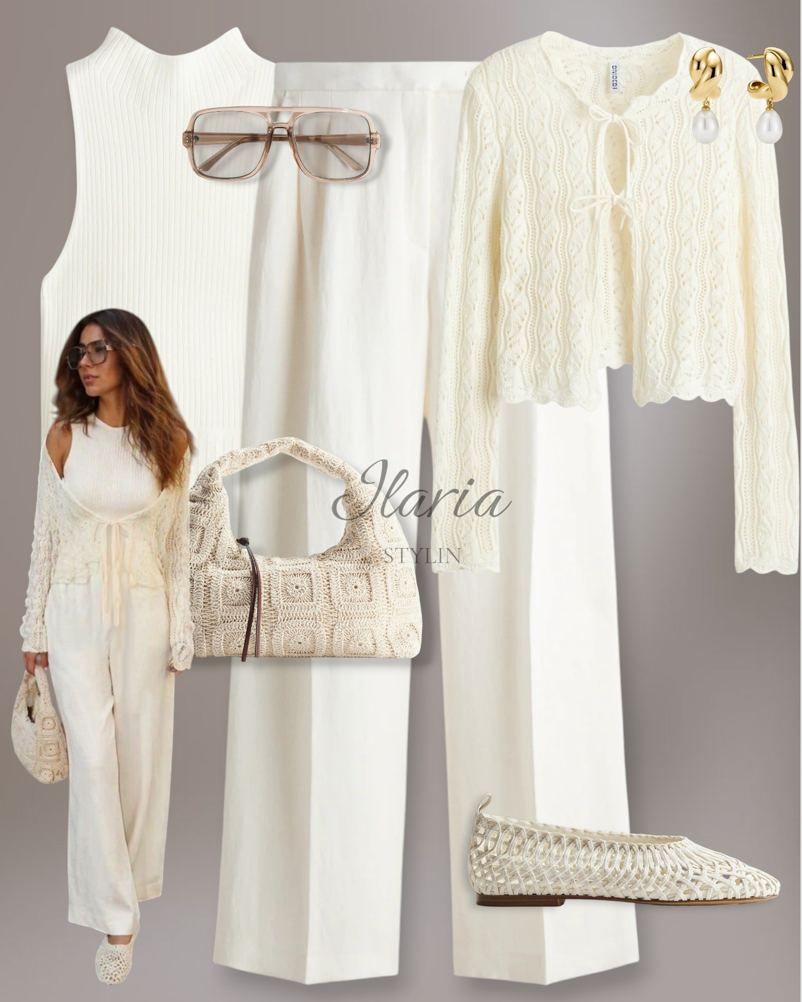The "Soft Girl" Aesthetic  | Chic Spring Outfit Idea 🐚🤍

outfit ideas, spring outfit, summer outfit, pointelle cardigan, knit cardigan, white top, rib-knit top, turtleneck top, white pants, wide leg pants, linen blend pants, dress pants, white flats, braided-look flats, crochet-look bag, handbag, casual outfit, casual chic outfit

#LTKootd #LTKSeasonal