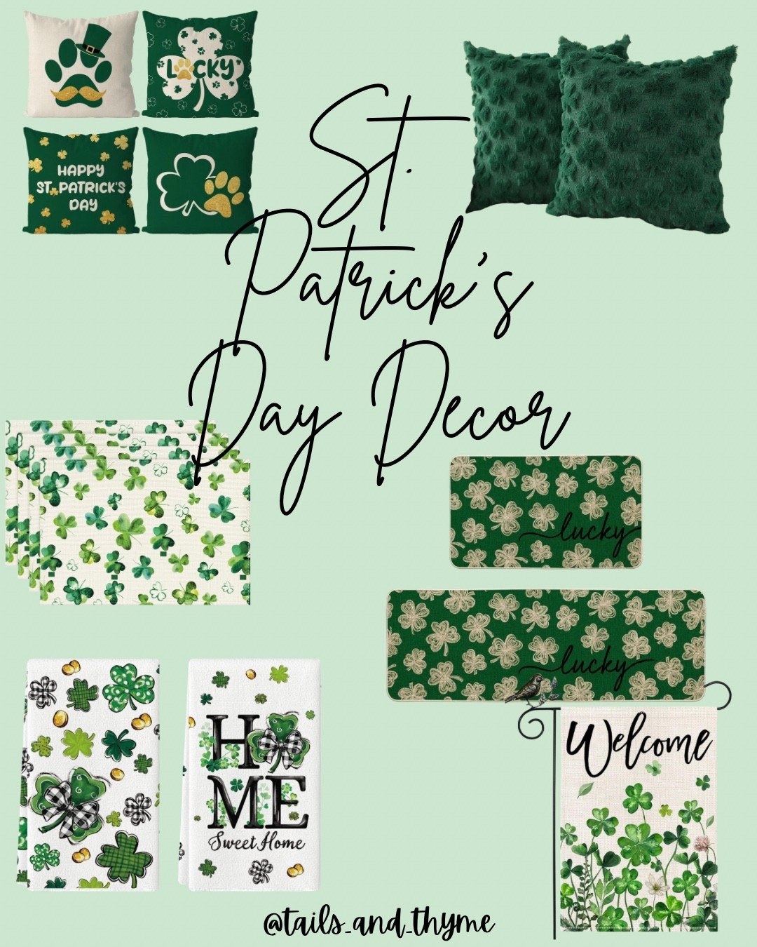 
🌿 Nothing says “spring is almost here” like a little St. Patrick’s Day refresh! I rounded up my favorite seasonal decor picks — pillows, rugs, doormats & more. Everything is linked on LTK for easy shopping! 🍀💚

#LTKSpringSale #LTKSeasonal #LTKdayinmylife