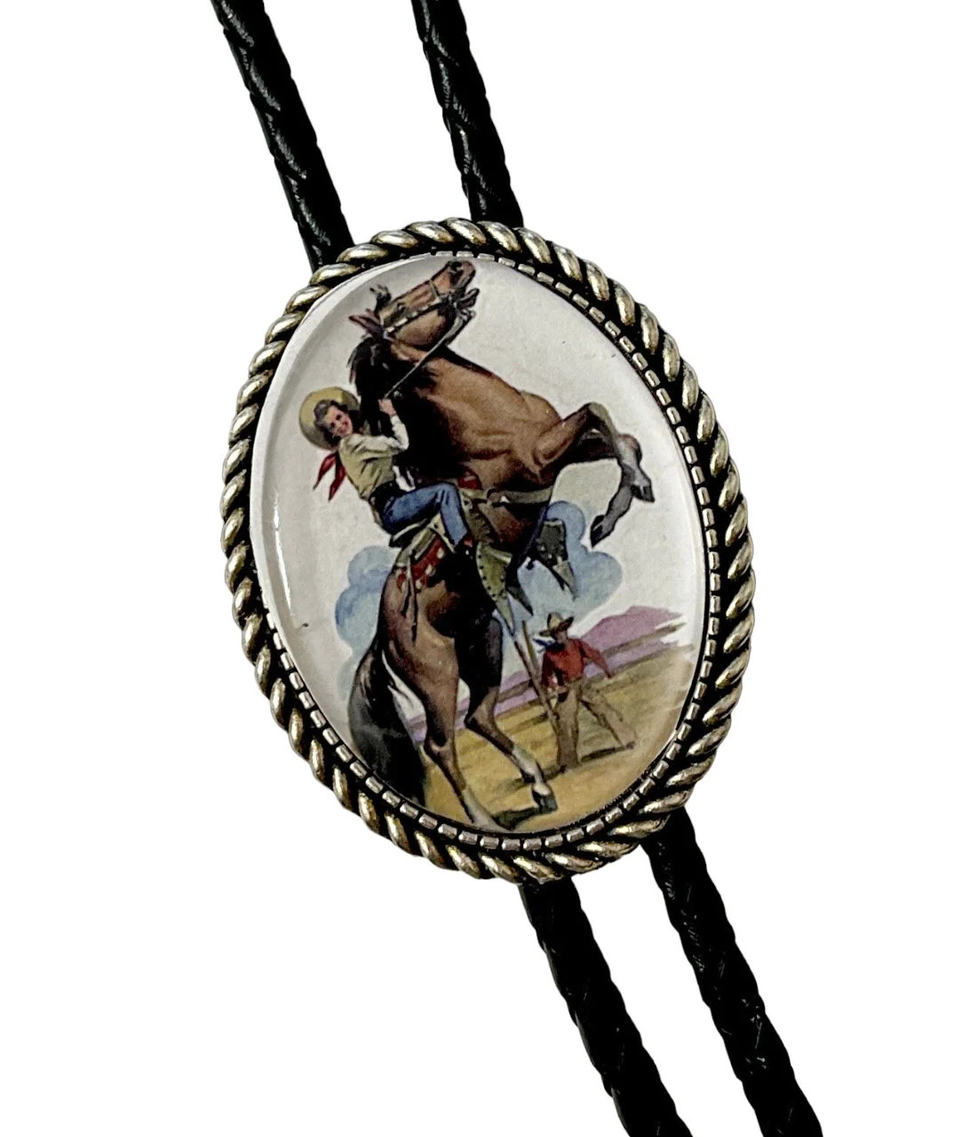 Western Cowgirl Bolo Tie - Personalized Cord Color ,length , and tips CG02 | Etsy (Global)