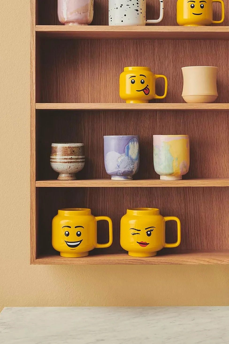LEGO Head Large 18oz Ceramic Mug | Urban Outfitters (US and RoW)