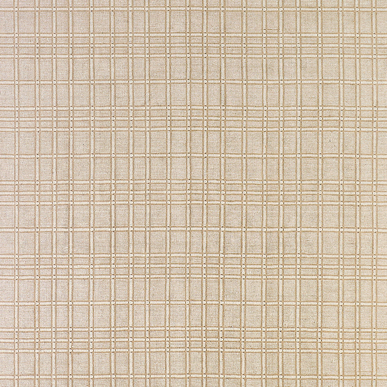 Copenhagen Jute Wool Blend Handwoven Plaid Ivory Area Rug 12'x15' | Crate & Barrel | Crate & Barrel
