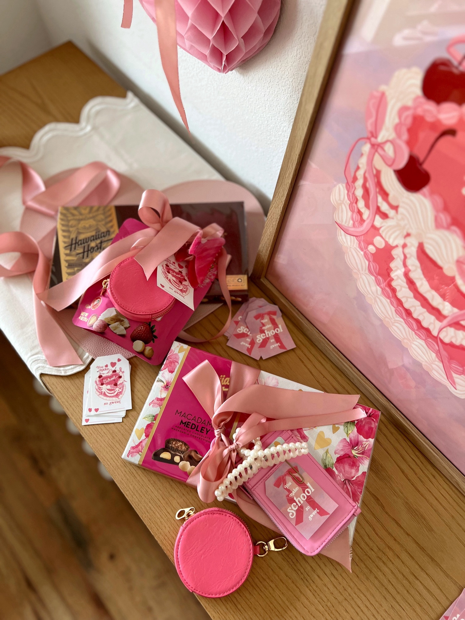 Teacher Valentines 

This Valentines we are gifting some @hawaiianhostinc chocolates and pink accessories to a few of our sweet teachers.  These pink pouches were perfect for adding some personalized love notes from my youngest daughter and you can never go wrong with a box of Hawaiian Host chocolates!   And how pretty is the bright pink packaging! 

Printables shown include hand-drawn elements of mine and will be included on the shop this week!  

Grab some chocolates and wish your teachers, friends, loved ones, or yourself to a very sweet Valentines!

#valentines #valentinesgift #teachergifts #teachergift 

#LTKfamily #LTKGiftGuide #LTKkids