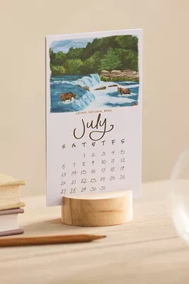 National Parks 2025 Stump Stand Calendar | Anthropologie (US)