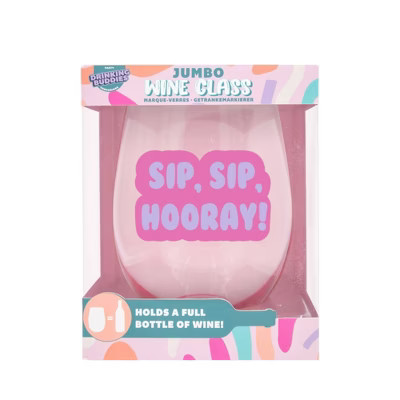 26oz Giant Wine Glass Gold | Target