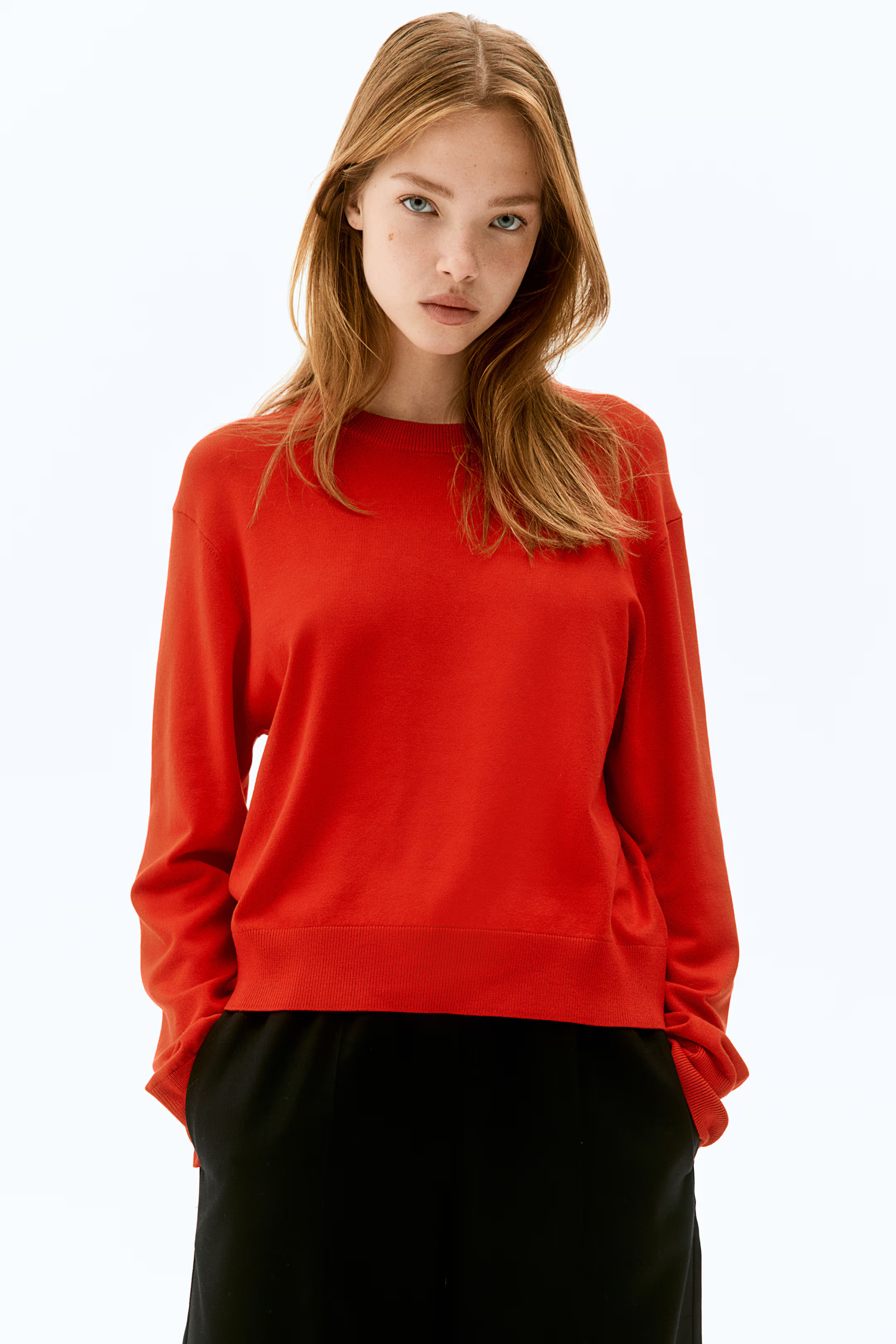 Short Fine-Knit Sweater | H&M (US + CA)