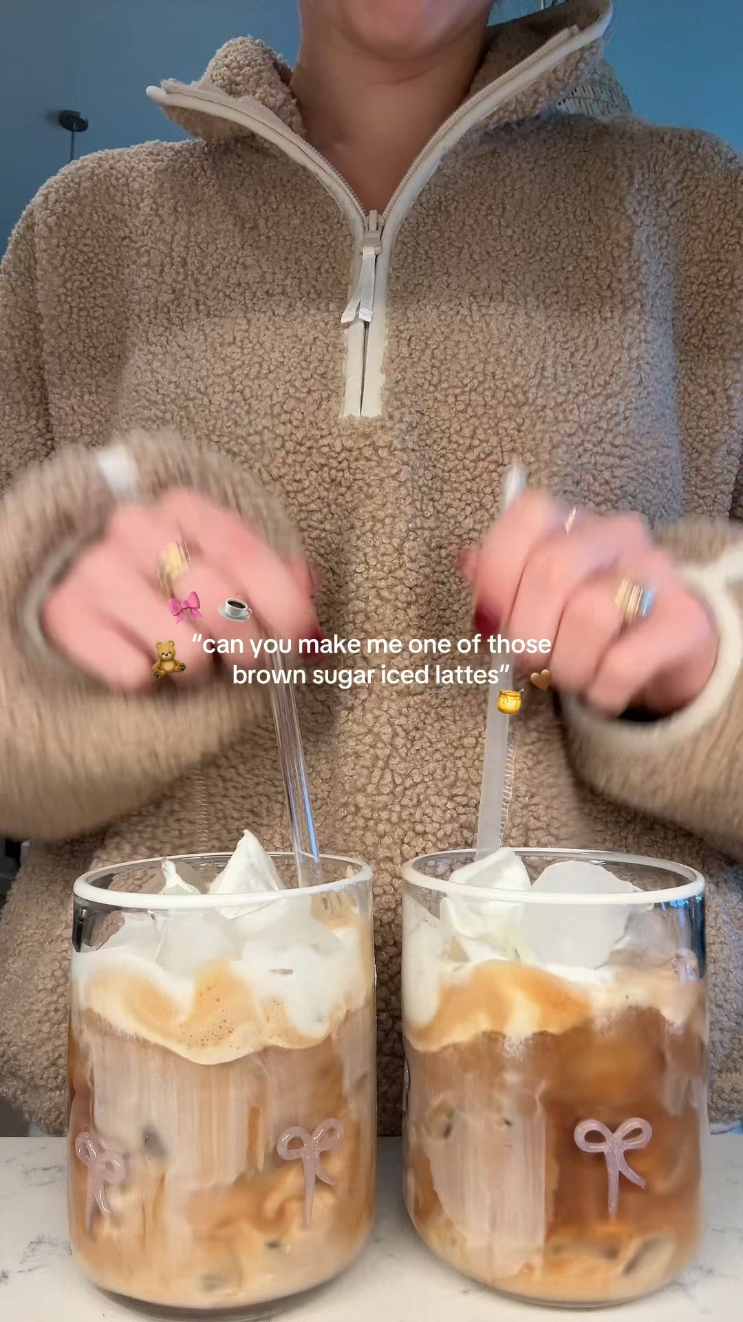 The comfiest Sherpa!! & the cutest coffee glasses🤍

#bows #glasses #cups #kitchen #home #coffee #nespresso

#LTKSeasonal #LTKHome
