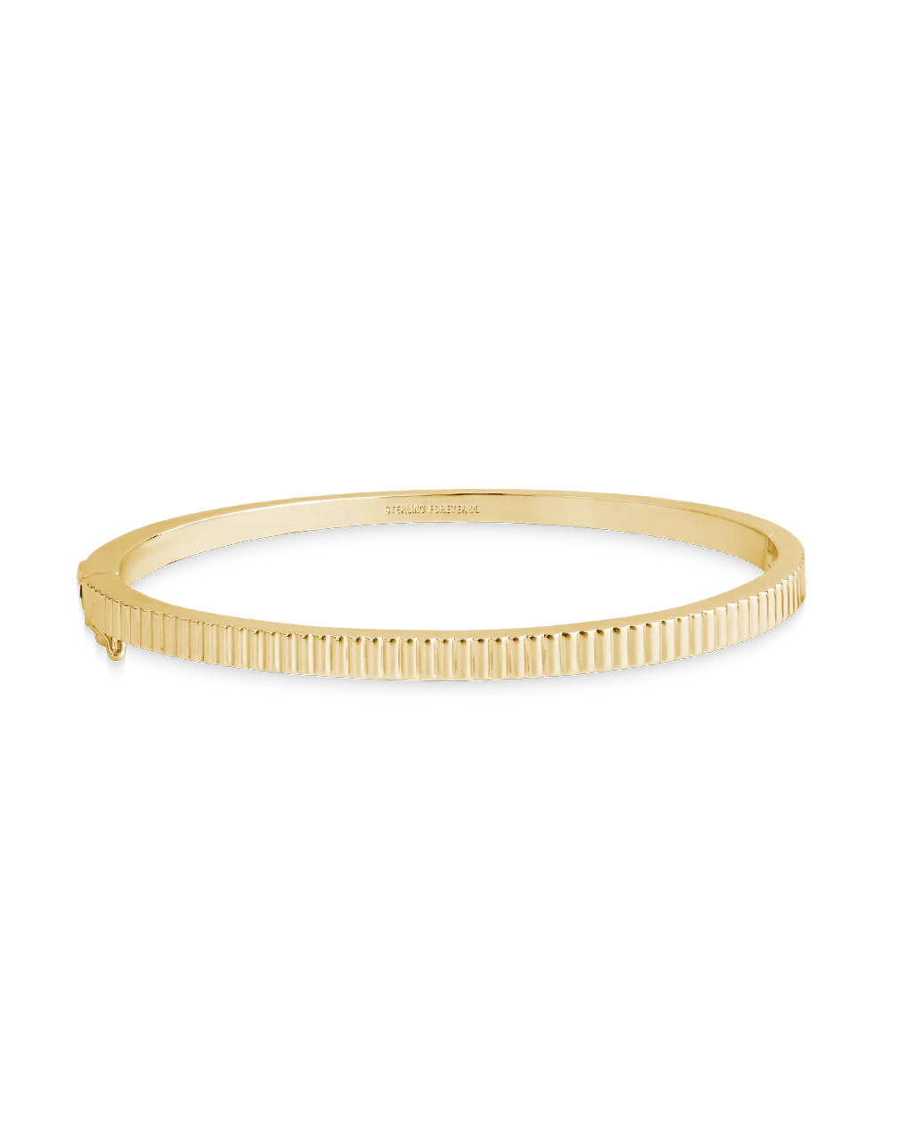 Justine Ribbed Dainty Bracelet | Sterling Forever