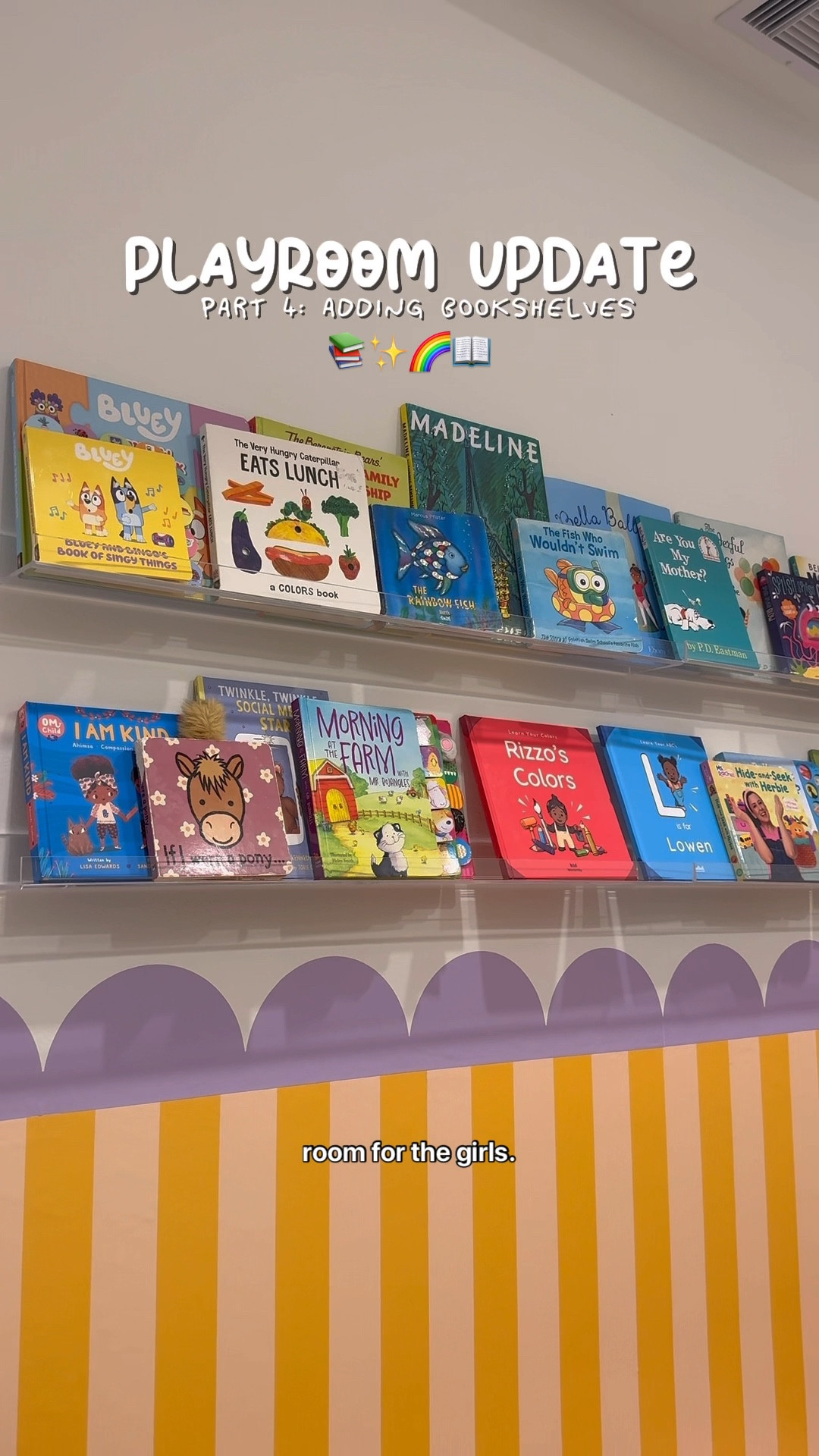 PLAYROOM: grabbed these acrylic shelves for the girls play room and love the touch the add to the space!

Couldn’t link them, but the custom books are one of our favorites! My girlfriend gave them to use as a gift from wonderbly!

#LTKFindsUnder50 #LTKKids #LTKFindsUnder100