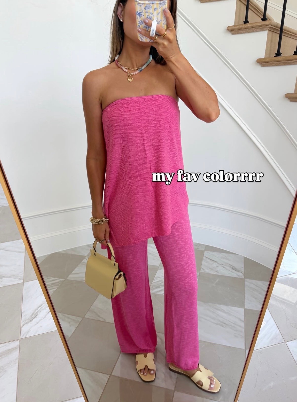 Matching set ya'll have seen in blue so many times! Just wore it on my girls Charleston trip and had to pick up another color!