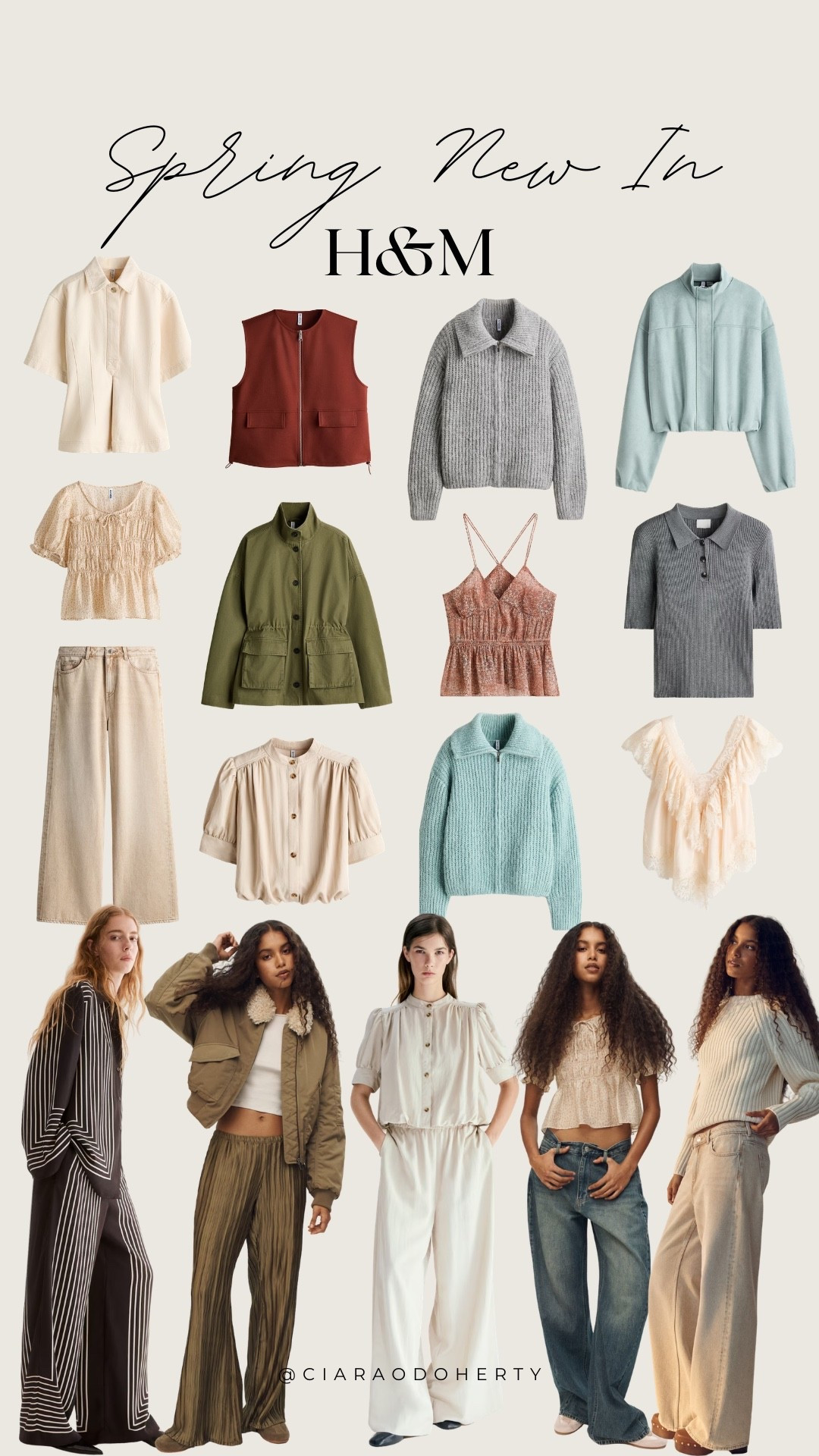 Spring New In: H&M

H&M , jumper, jeans, bomber jacket, knit top, floral top, satin shirt, spring new in

#LTKireland #LTKeurope #LTKspring