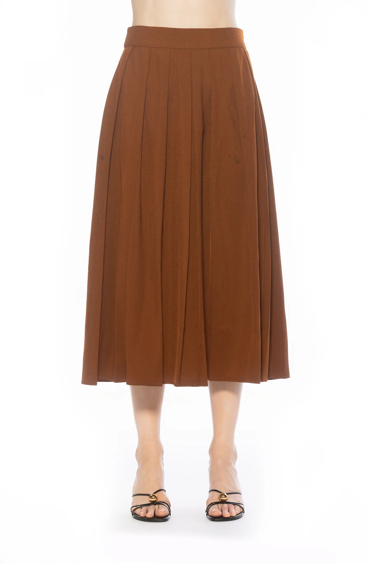 Alexia Admor Oren Pleated Midi Skirt | Nordstromrack | Nordstrom Rack