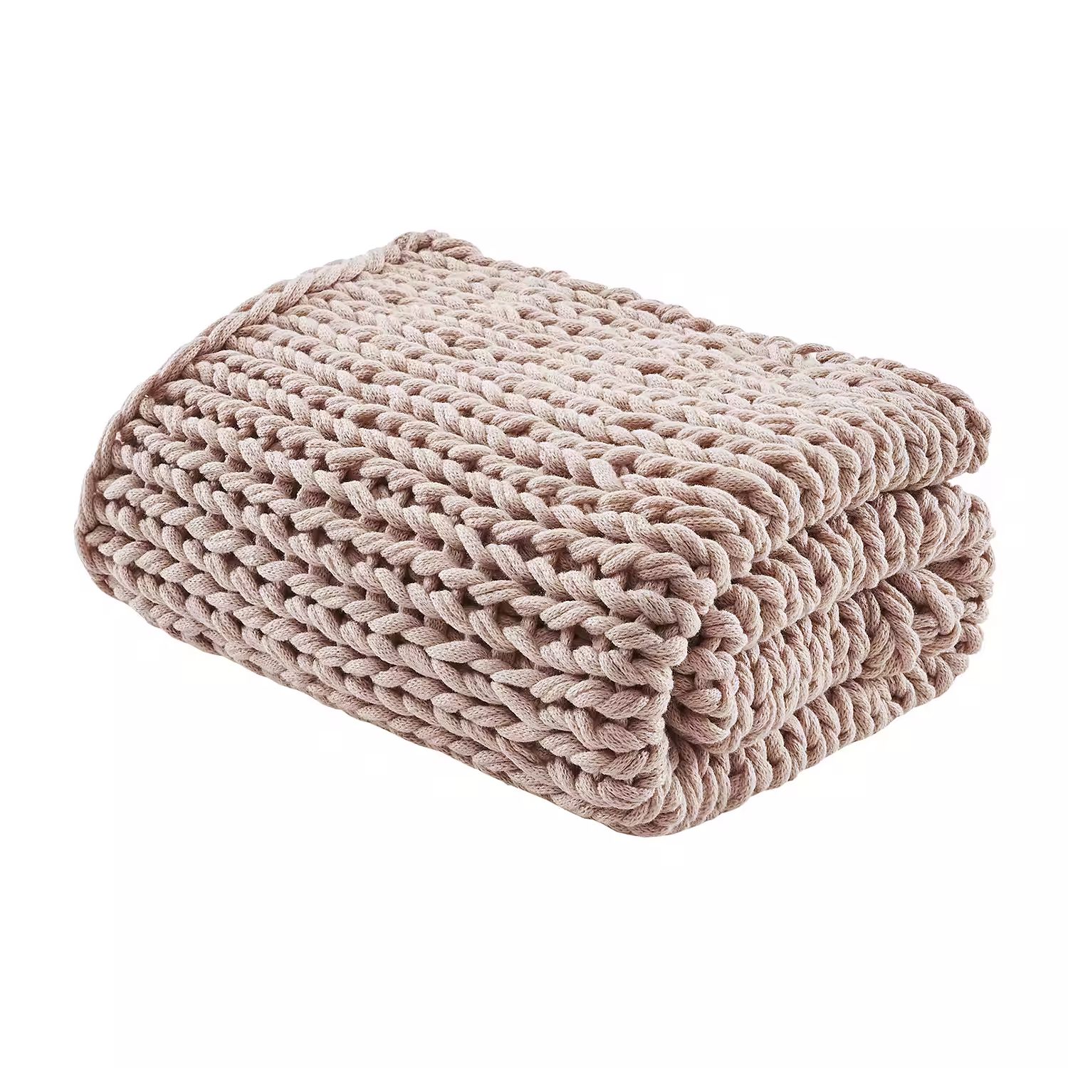 Madison Park Chunky Double Knit Handmade Lightweight Throw | JCPenney