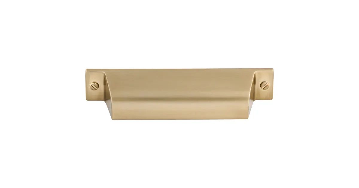 Top Knobs Channing 3-3/4 Inch Center to Center Cup Cabinet Pull from the Barrington SeriesModel:T... | Build.com, Inc.