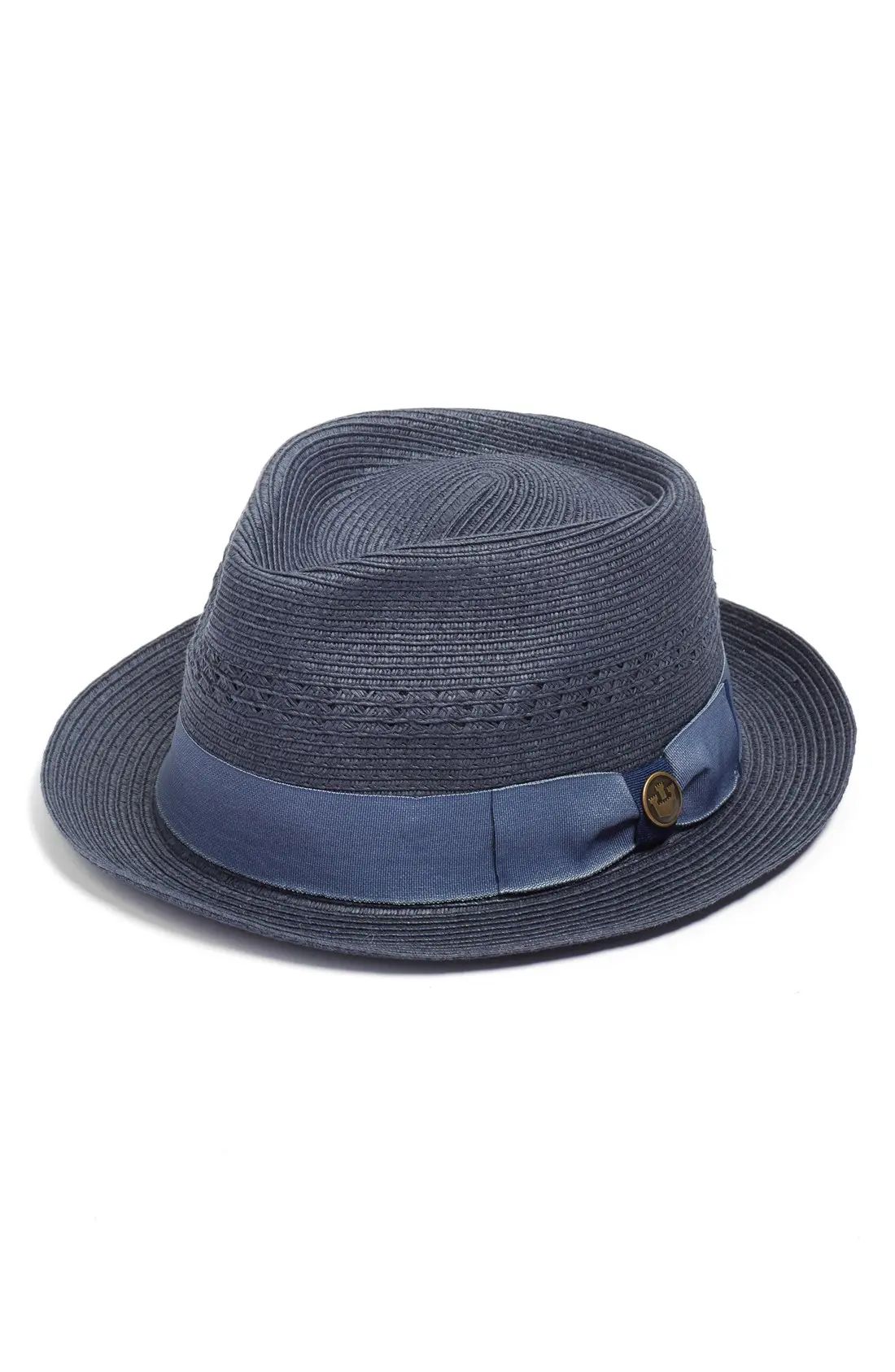 Men's Goorin Brothers 'Boogie' Braided Straw Fedora - Blue | Nordstrom