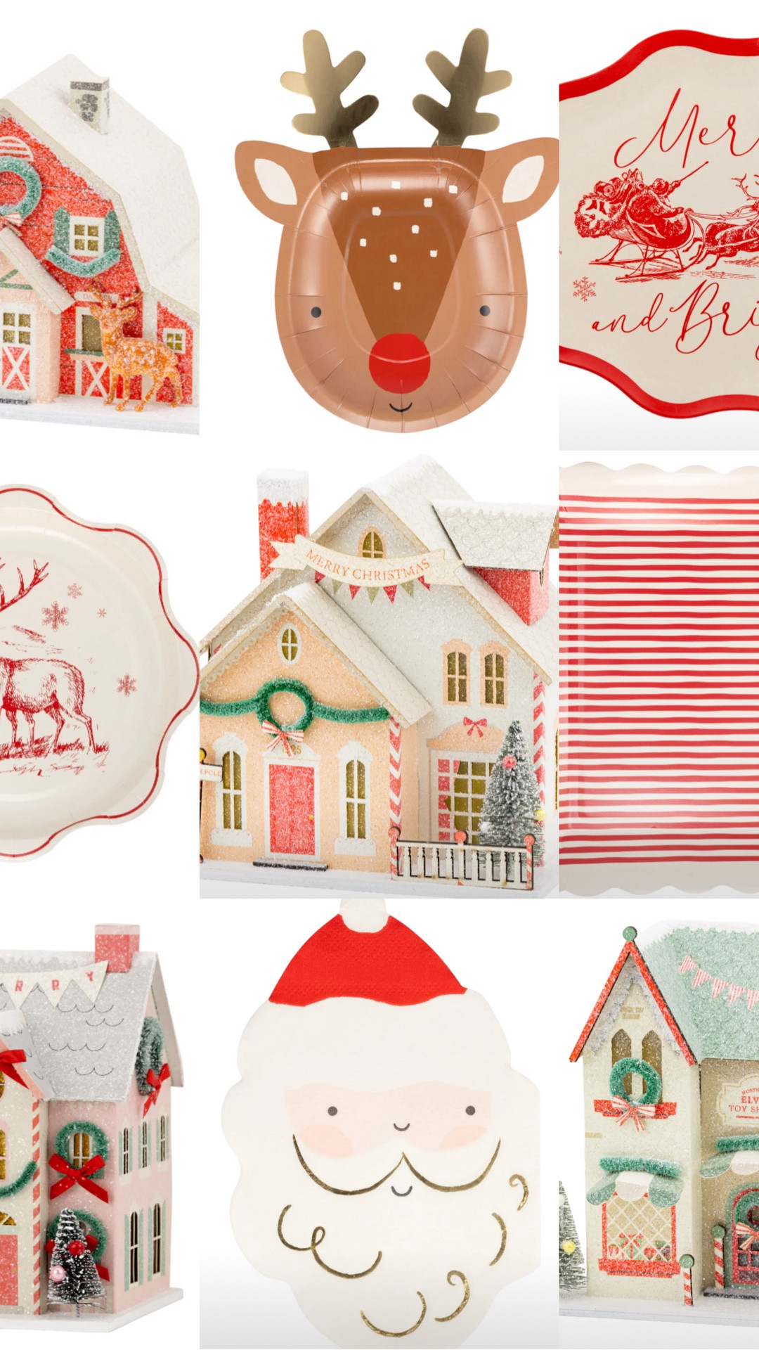 Christmas holiday table decor nostalgia vintage style

#LTKSeasonal #LTKParties #LTKFindsUnder50