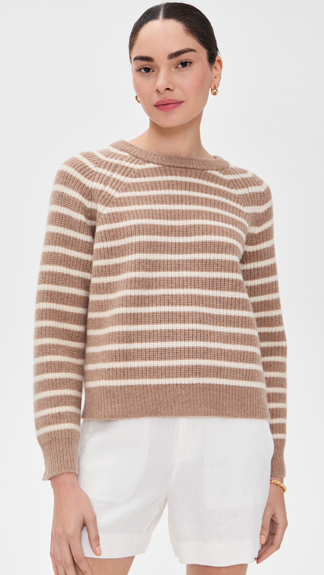 Marea Marea Sweater Camel/Ivory S | Shopbop