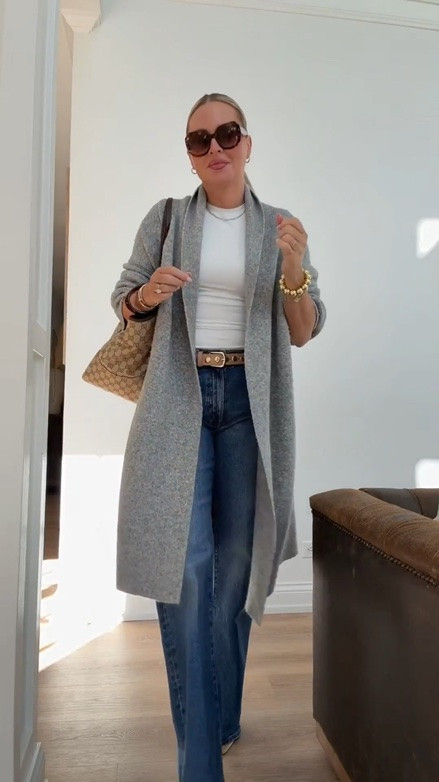 My top, white jacket and belt are over 30% off. Best smoothing tees 🤍

Double lined with 4 way stretch for that smooth second-skin look. I wore them all weekend ✨Multiple necklines and so many colors. 🙌

Fall fashion. Denim. Jeans. Belt. Fall style.

#LTKSeasonal #LTKSaleAlert