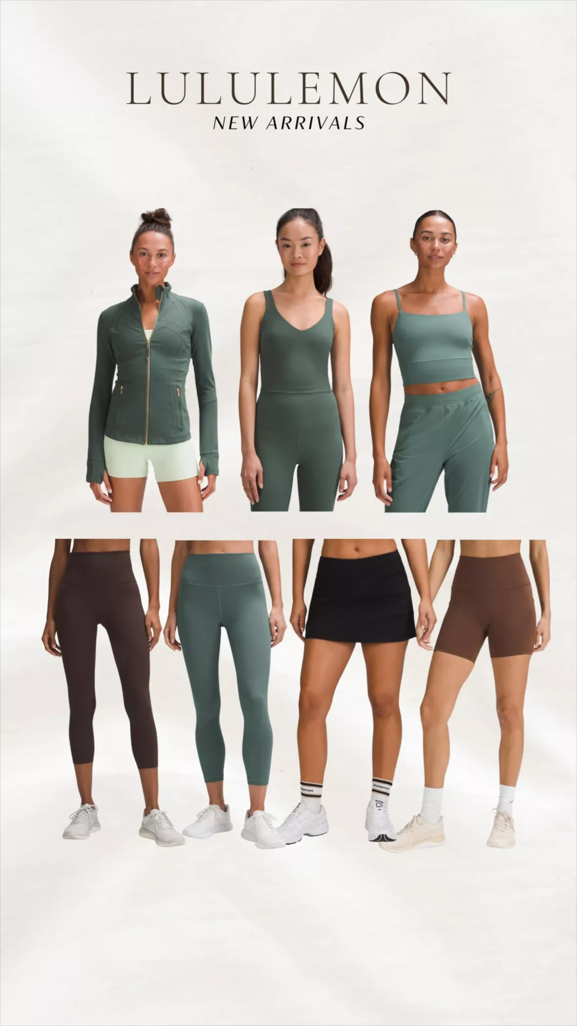 ARRIVE GUIDE Crop Top Athletic … curated on LTK  Green leggings outfit,  Outfits with leggings, Leggings outfit fall