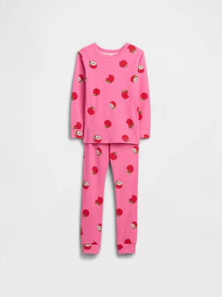 babyGap Apple Print PJ Set | Gap Factory