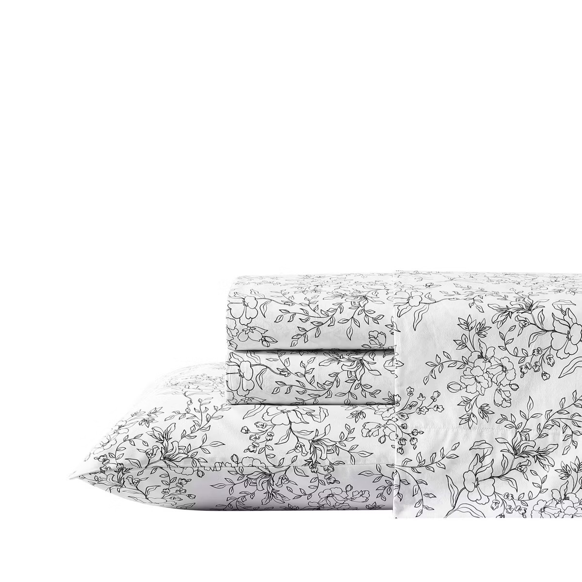 Printed Pattern Percale Cotton Sheet Set - Stone Cottage | Target