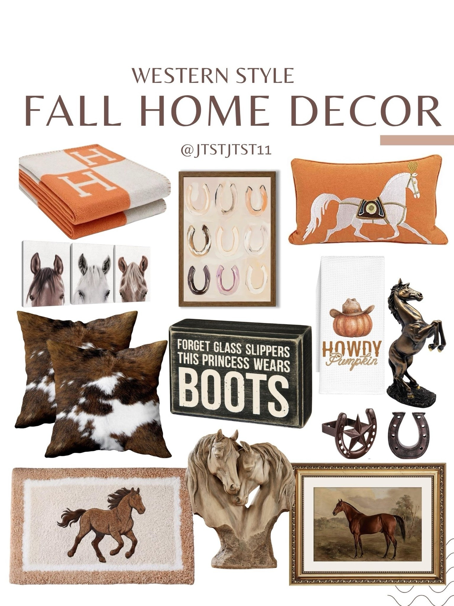 Western style fall home decor. I found some really cute equestrian, cowhide, cowboy and rustic themed home decorations for fall!

#LTKSeasonal #LTKHome #LTKSaleAlert