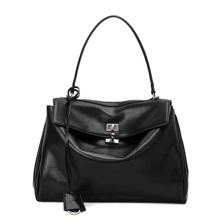 Soft Genuine Leather Rodeo Women's Bag Large Capacity Handbag Underarm Bag Casual Lazy Bag Niche ... | Walmart (US)