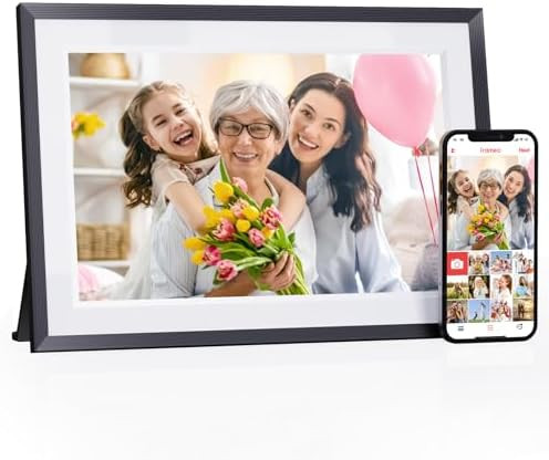 10.1'' Digital Picture Frame with 32GB Storage, Digital Photo Frame with 1280x800 IPS Touch Screen, Share Photos/Videos and Send Best Wishes via Free App | Amazon (US)