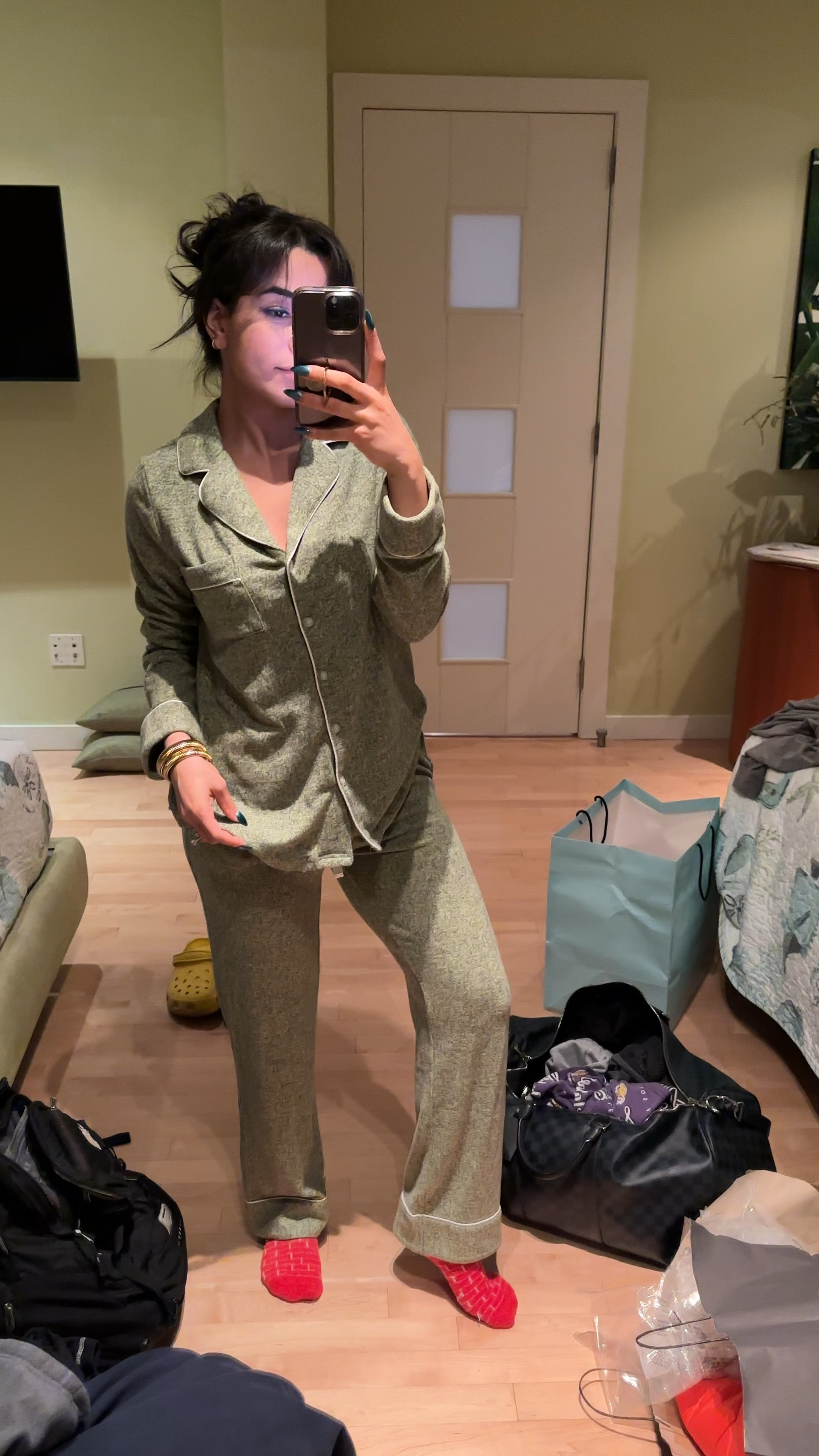 Purchased this for my Family getaway.. One of the comfiest PJs I have ever worn! 
•
Shop this look && Follow me on Instagram at @nardinemarie for more Colorful Style finds! 

#LTKCyberWeek #LTKU #LTKtravel