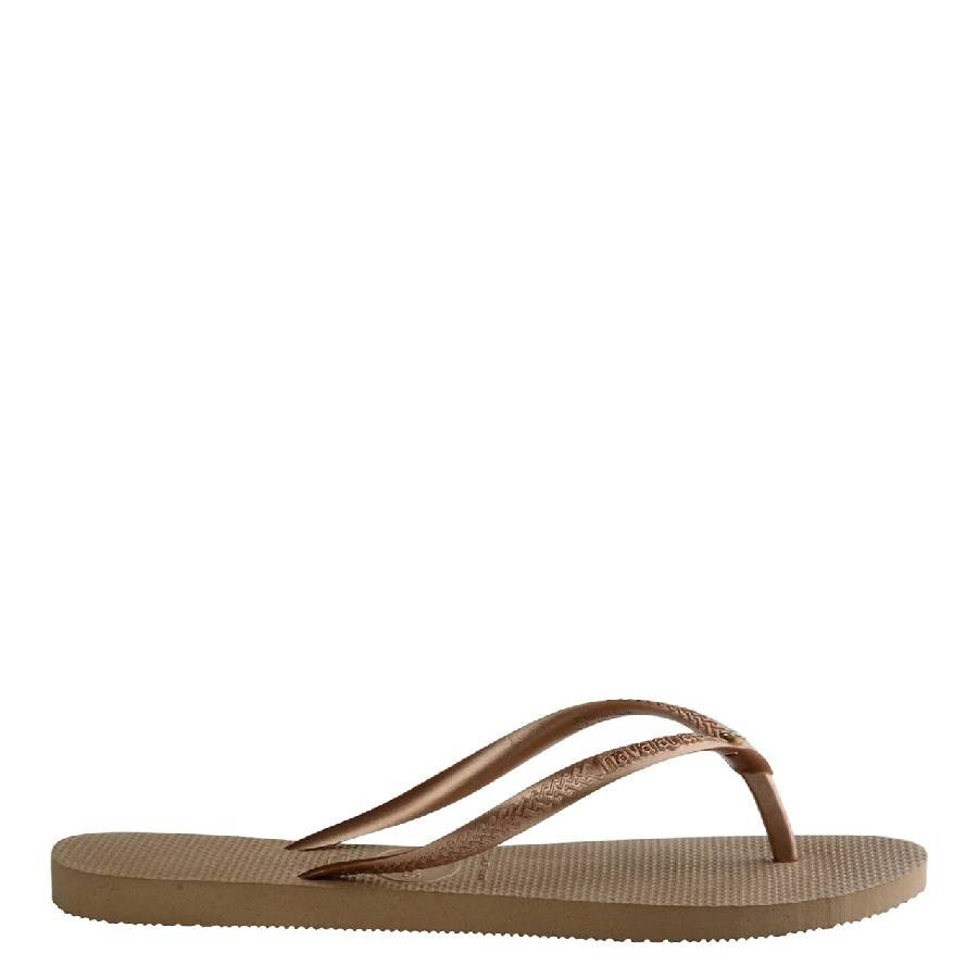 Havaianas Swarovski Crystal Logo Rubber Flip Flop | Jomashop.com & JomaDeals.com